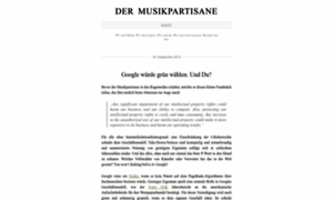 Dermusikpartisane.wordpress.com thumbnail