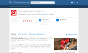 Des-certificate-config.software.informer.com thumbnail