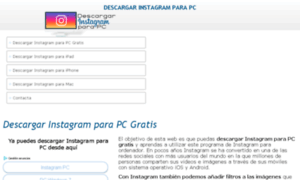 Descargarinstagramparapc.com thumbnail