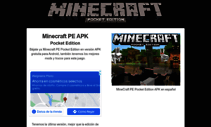 Descargarminecraftpe.com thumbnail