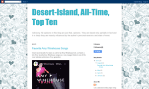 Desert-island-all-time-top-ten.blogspot.com thumbnail