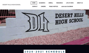 Deserthillshs.com thumbnail