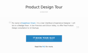 Design-tour.brajeshwar.com thumbnail