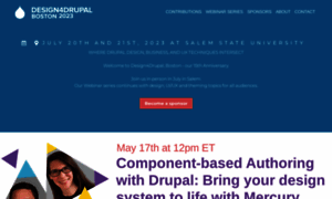 Design4drupal.org thumbnail