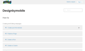 Designbymobile.zendesk.com thumbnail