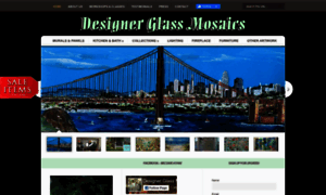 Designerglassmosaics.com thumbnail