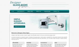 Designerglasssigns.com thumbnail