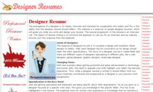 Designerresumes.org thumbnail