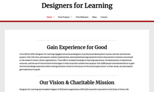 Designersforlearning.org thumbnail