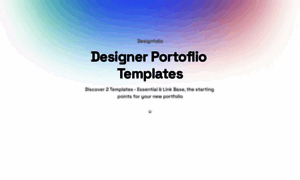 Designfolio.framer.website thumbnail