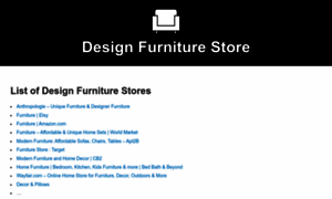 Designfurniturestore.com thumbnail
