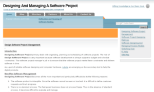 Designingprojectmanagement.com thumbnail