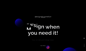 Designplusmotion.com thumbnail