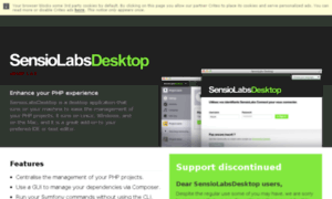 Desktop.sensiolabs.org thumbnail