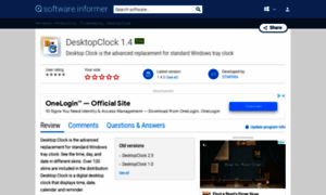 Desktopclock.software.informer.com thumbnail