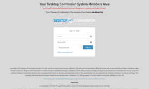 Desktopcommissionsystem.instantmembersarea.com thumbnail