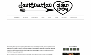 Destinationcleanliving.com thumbnail