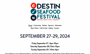 Destinseafoodfestival.com thumbnail