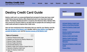 Destinycard.org thumbnail