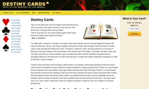 Destinycards.org thumbnail