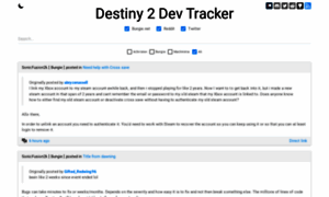 Destinydevtracker.com thumbnail
