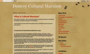 Destoryculturalmarxism.blogspot.com thumbnail