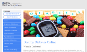 Destroydiabetesonline.com thumbnail