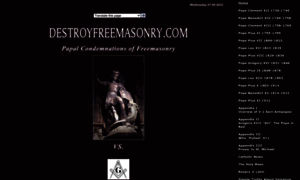 Destroyfreemasonry.com thumbnail