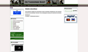 Detaxidermieshop.nl thumbnail