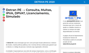 Detranpe2020.com.br thumbnail