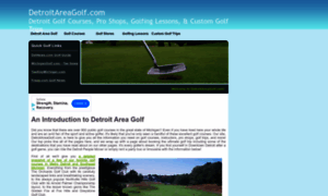 Detroitareagolf.com thumbnail