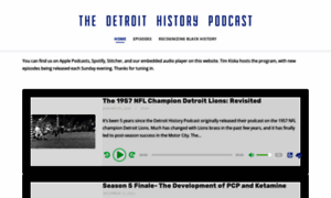 Detroithistorypodcast.com thumbnail