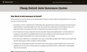 Detroitinsure.com thumbnail