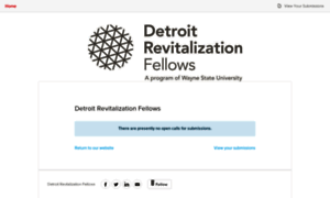Detroitrevitalizationfellows.submittable.com thumbnail