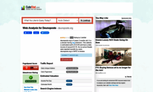 Deunoposte.org.cutestat.com thumbnail