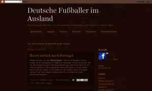 Deutschefussballerimausland.blogspot.com thumbnail