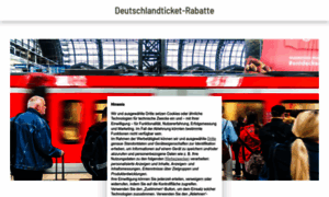 Deutschlandticket-rabatte.de thumbnail