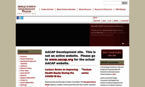 Dev.aacap.org thumbnail