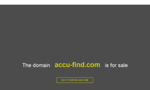 Dev.accu-find.com thumbnail