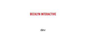 Dev.becklyn.com thumbnail