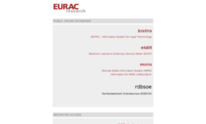 Dev.eurac.edu thumbnail
