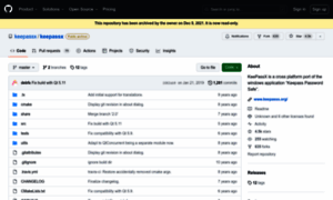Dev.keepassx.org thumbnail