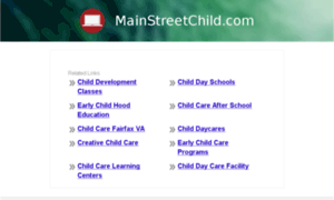 Dev.mainstreetchild.com thumbnail