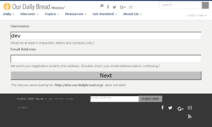 Dev.ourdailybread.org thumbnail