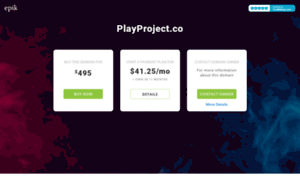 Dev.playproject.co thumbnail