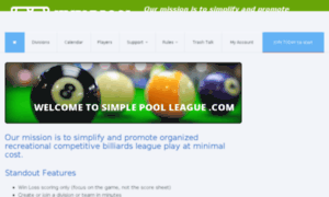 Dev.simplepoolleague.com thumbnail