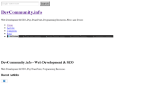 Devcommunity.info thumbnail