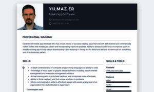 Developer-yilmazer.com thumbnail