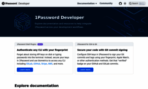 Developer.1password.com thumbnail