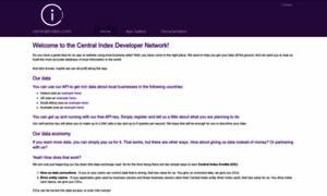 Developer.centralindex.com thumbnail